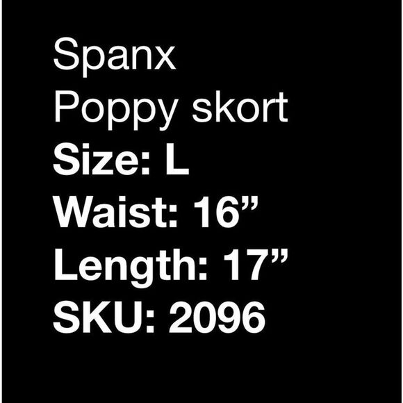 NWT SPANX AirEssentials® Pique Skort- Poppy- Size L - Picture 9 of 9